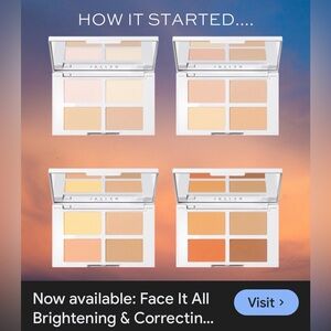 Jouer's Radiant Contour Palette - Cream and Tan